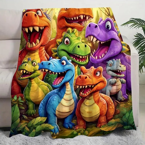 SnuggleSaurus - Ultrablødt Dino-tæppe