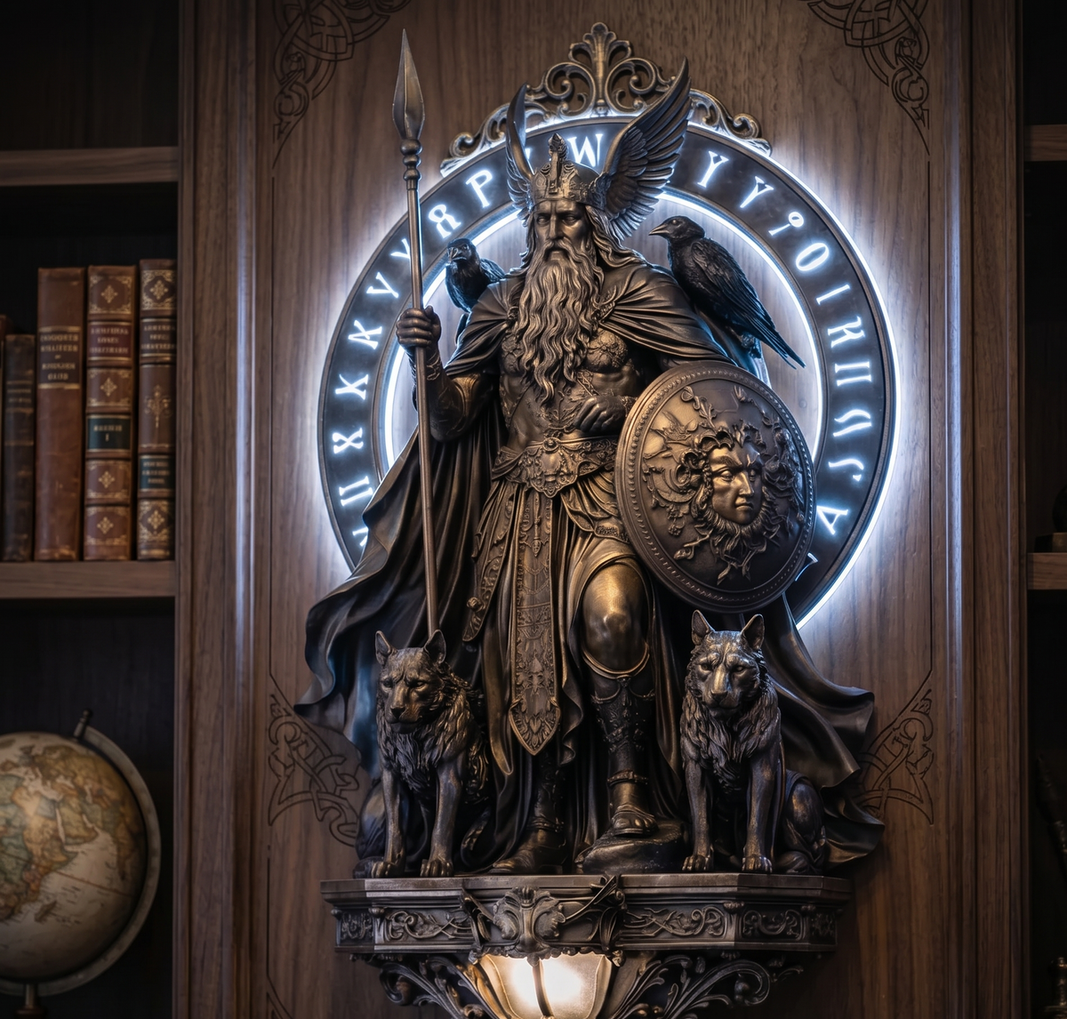 Nordisk Legende Lys – Odin Vogterlampe