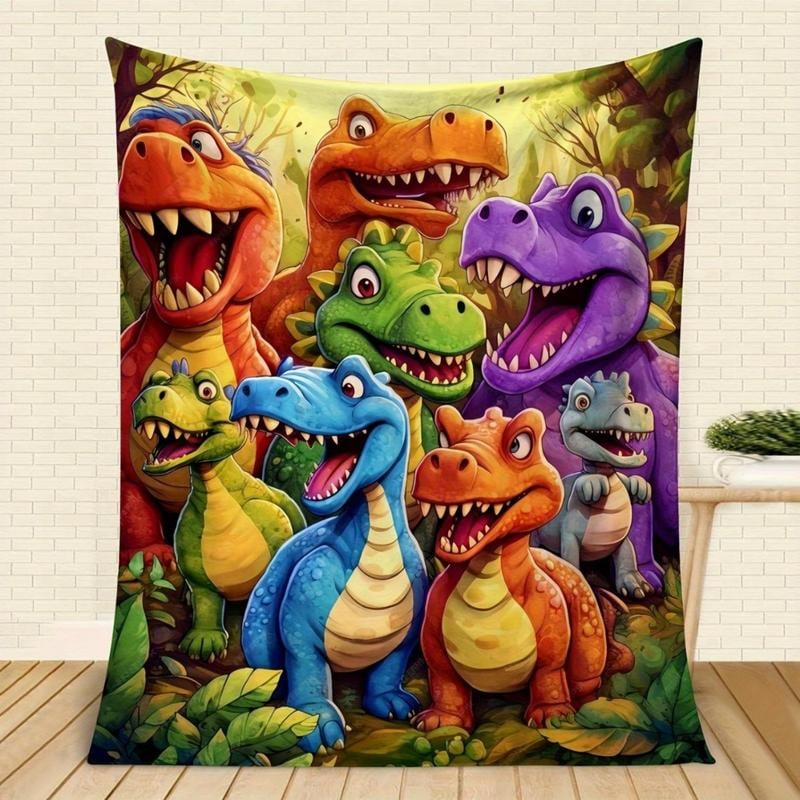 SnuggleSaurus - Ultrablødt Dino-tæppe